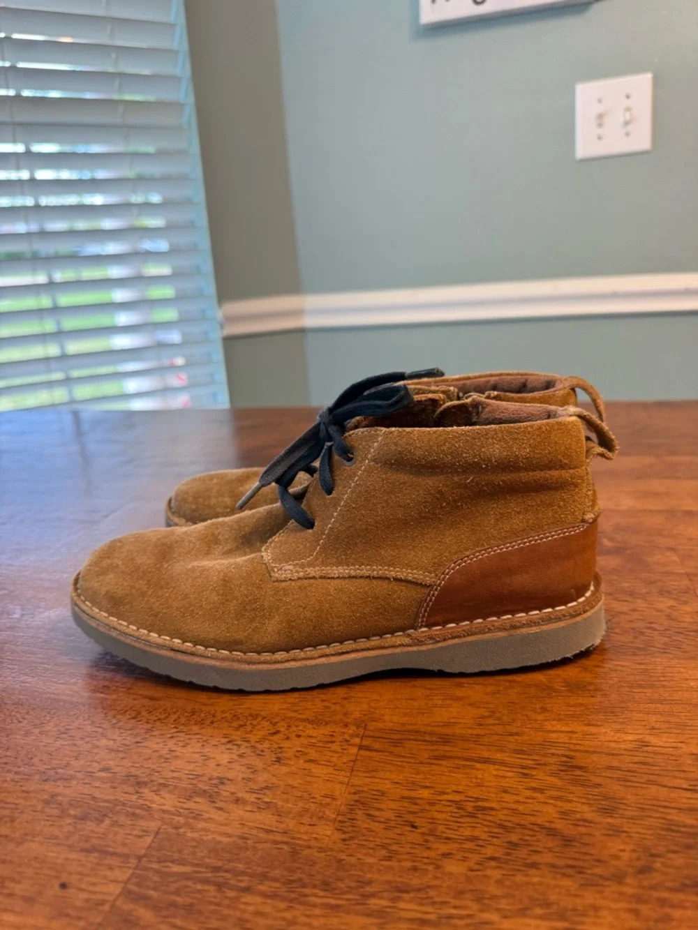 Florsheim Kids Navigator Jr. Chukka Boots Mocha Suede Boys Size 5